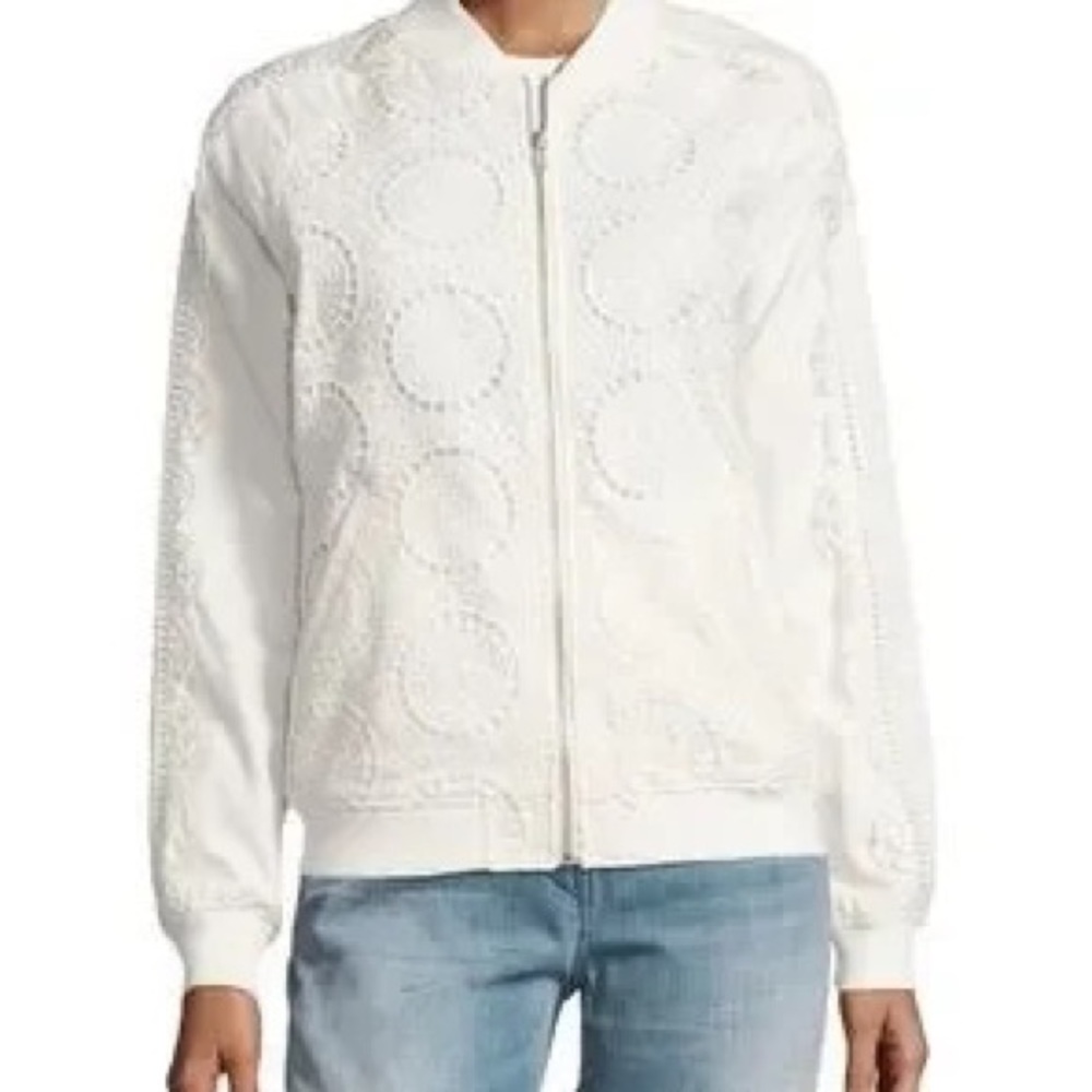 *Opening Ceremony White Bomber Jacket Sz XS - Picture 4 of 15